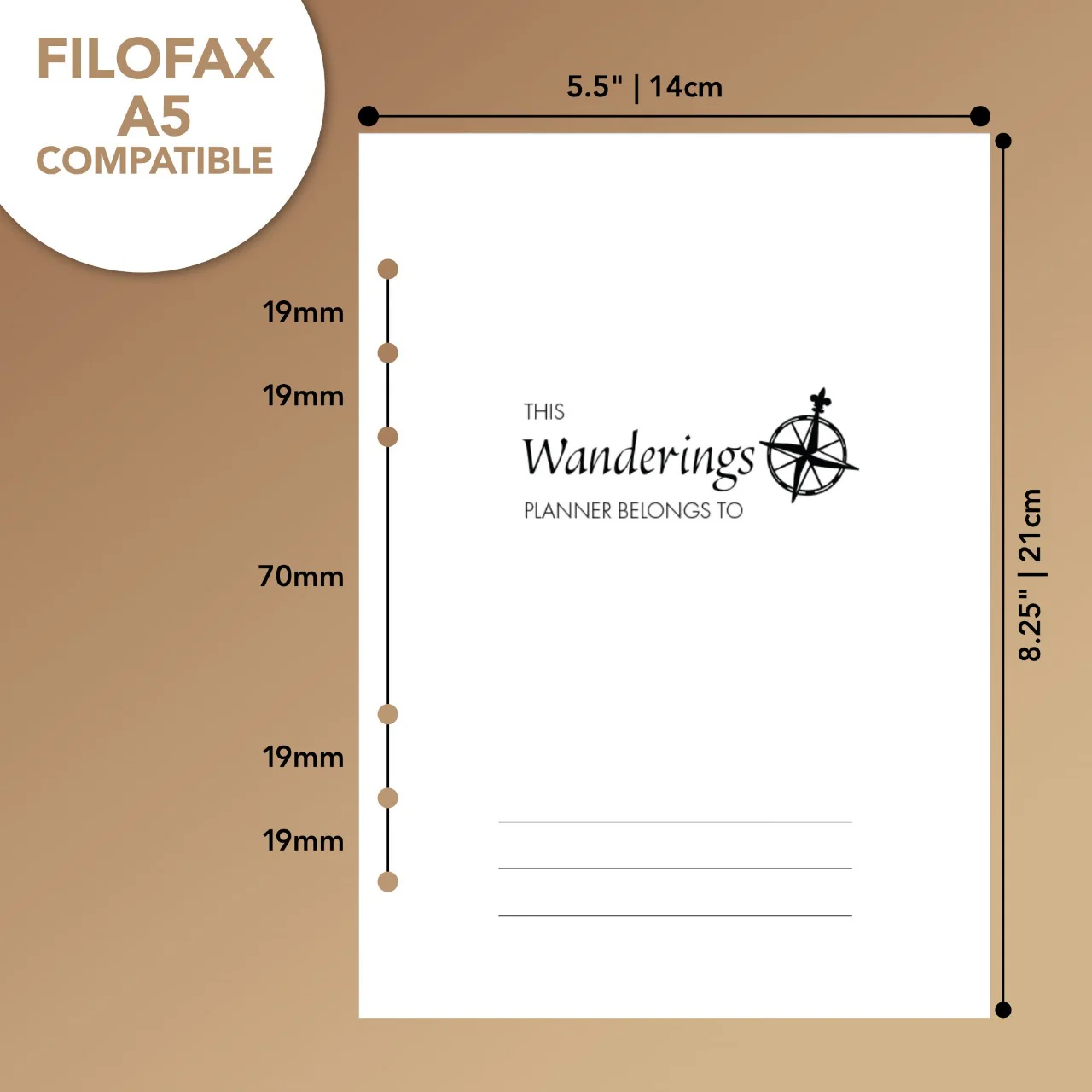 2026/27 Calendar Planner Inserts - Ivory Color - Thick Monthly Weekly Calendar Refill for A5 6-Ring Binder Planner Compatible with Filofax 8 1/4 x 5 5/8 (21cm x 14.2cm) to Jun 2027 - Image 2