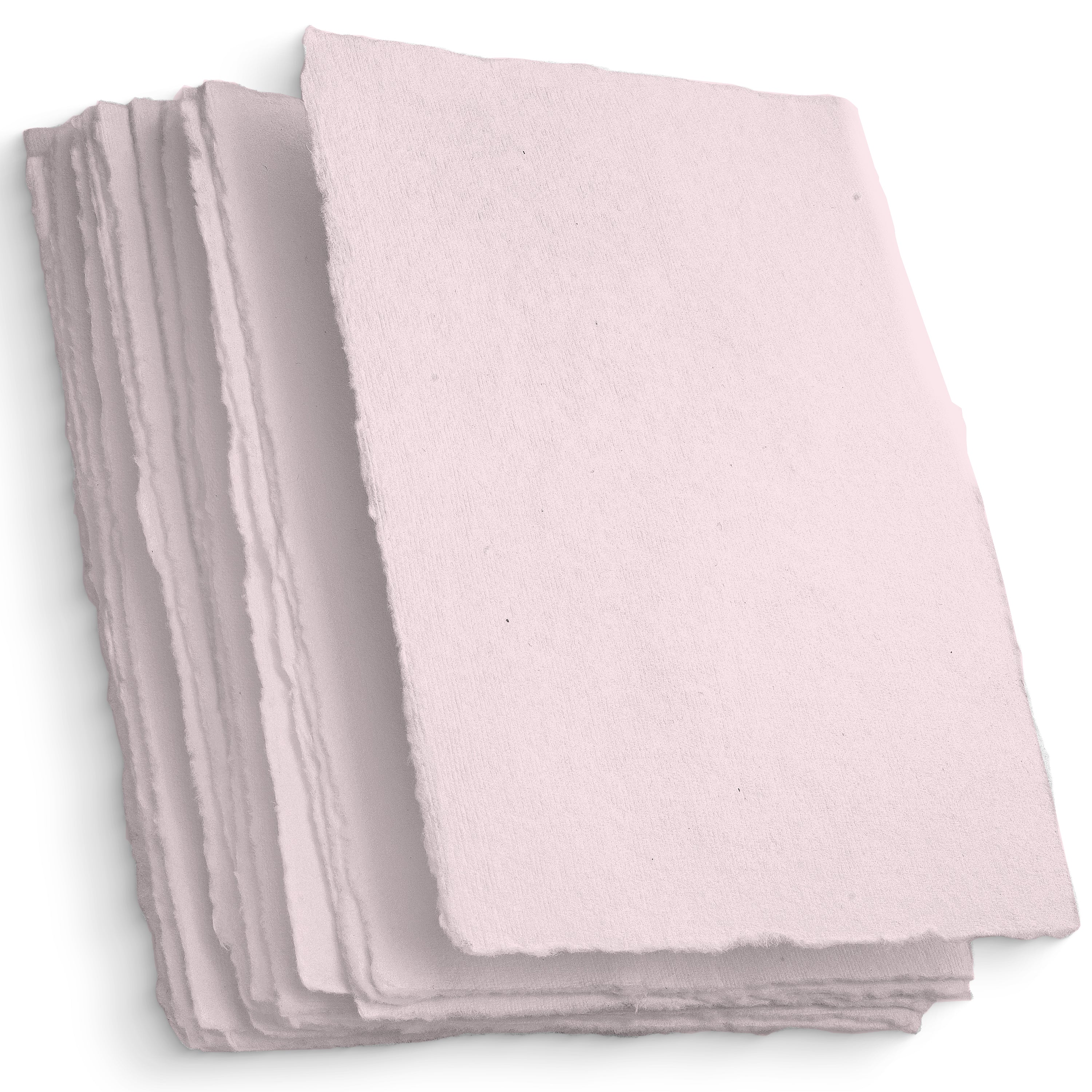 Handmade Deckle Edge Paper — 300 GSM — 3 Colors — 2 Sizes — Pack of 25 - Image 10