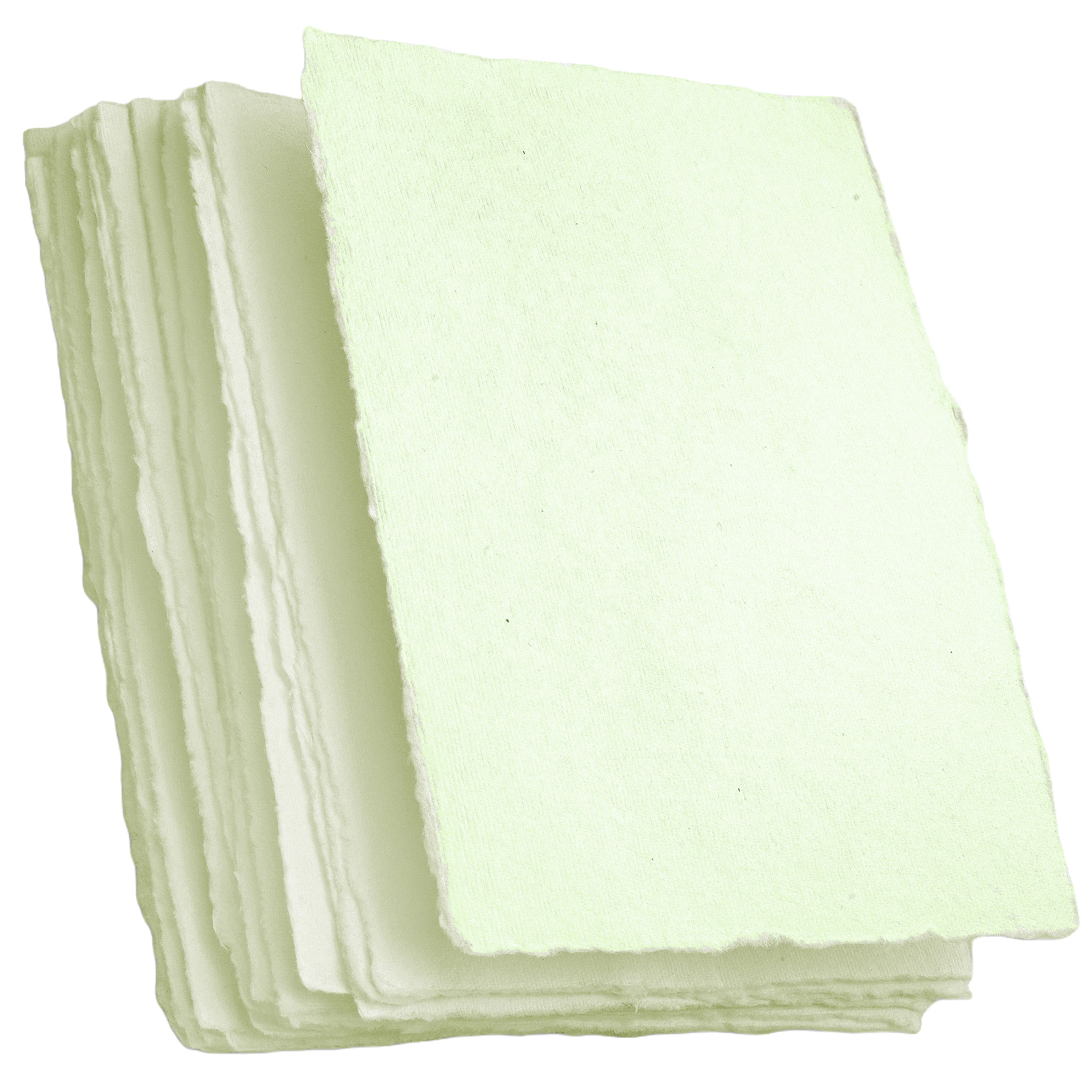 Handmade Deckle Edge Paper — 300 GSM — 3 Colors — 2 Sizes — Pack of 25 - Image 9
