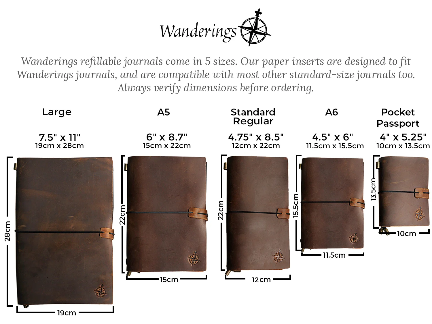 Regular / Standard Size Travelers Notebook — 4.5"x8.5" / 11.5cm x 22cm - Image 9