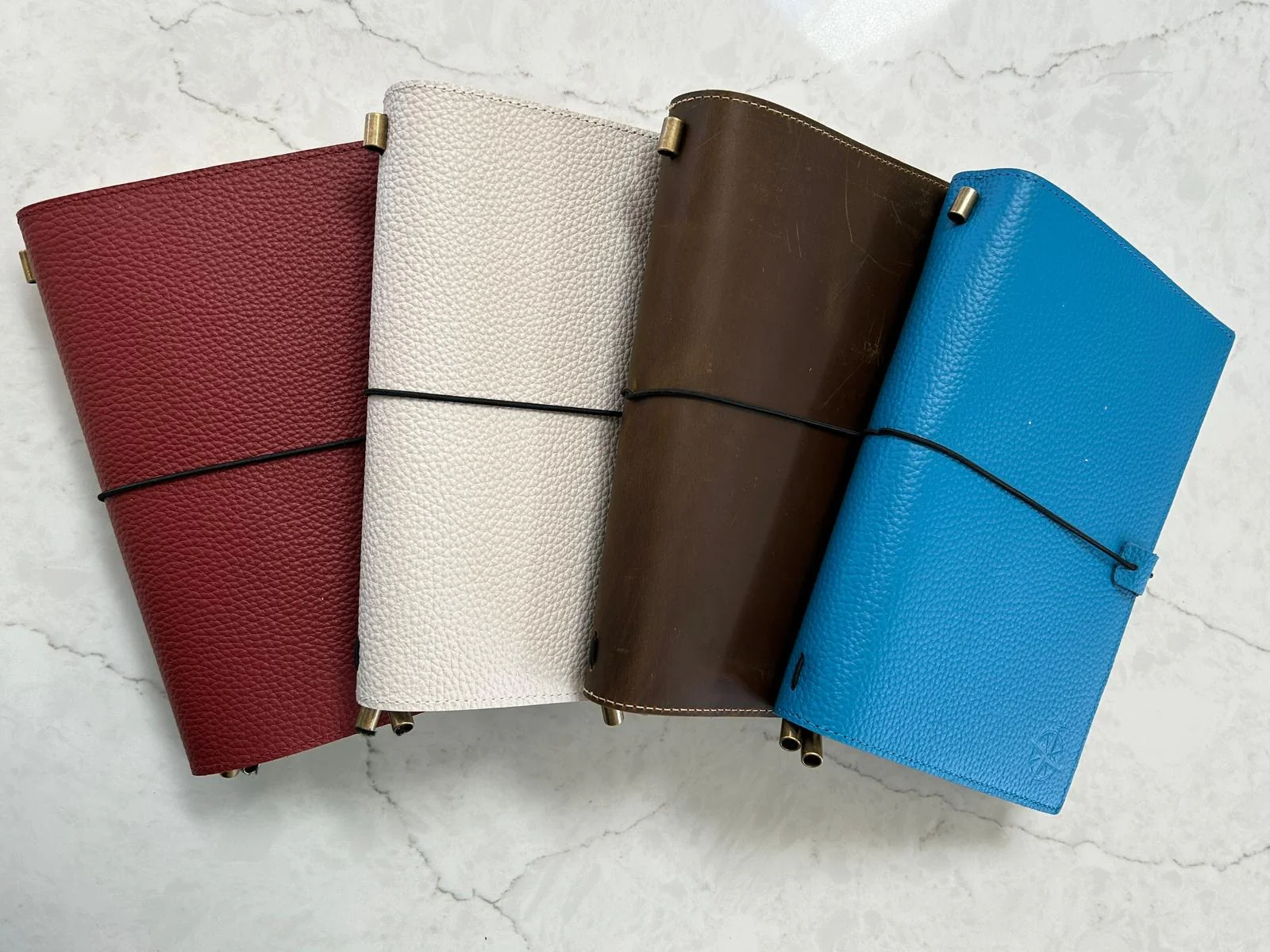 A5 Refillable Travelers Notebook with Pockets (Oat Color) — 6" x 8.7" / 15cm x 22cm - Image 10