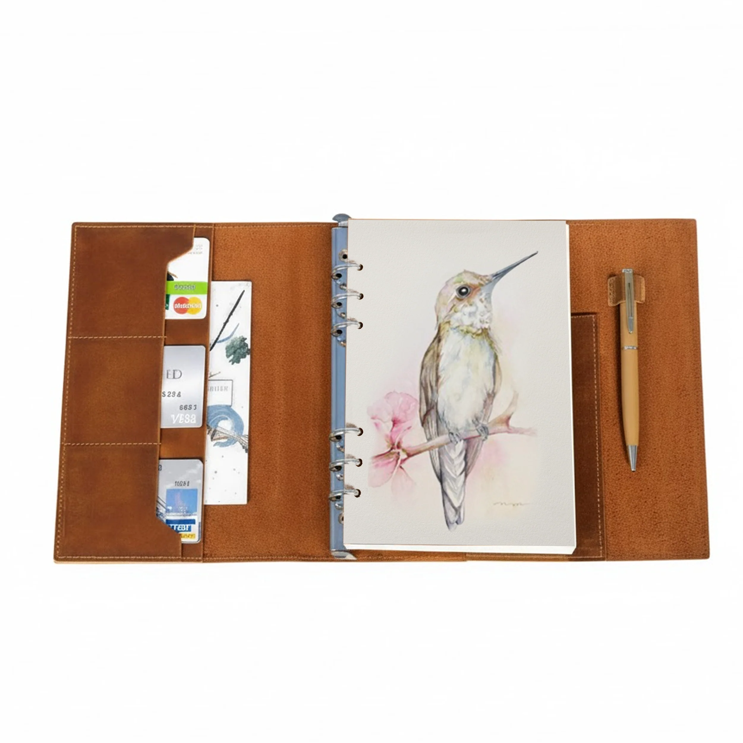 A5 Watercolor Paper Inserts - 300 GSM 6-Ring Binder Paper – 8 1/4 x 5 5/8" - 30 Sheets - Image 5