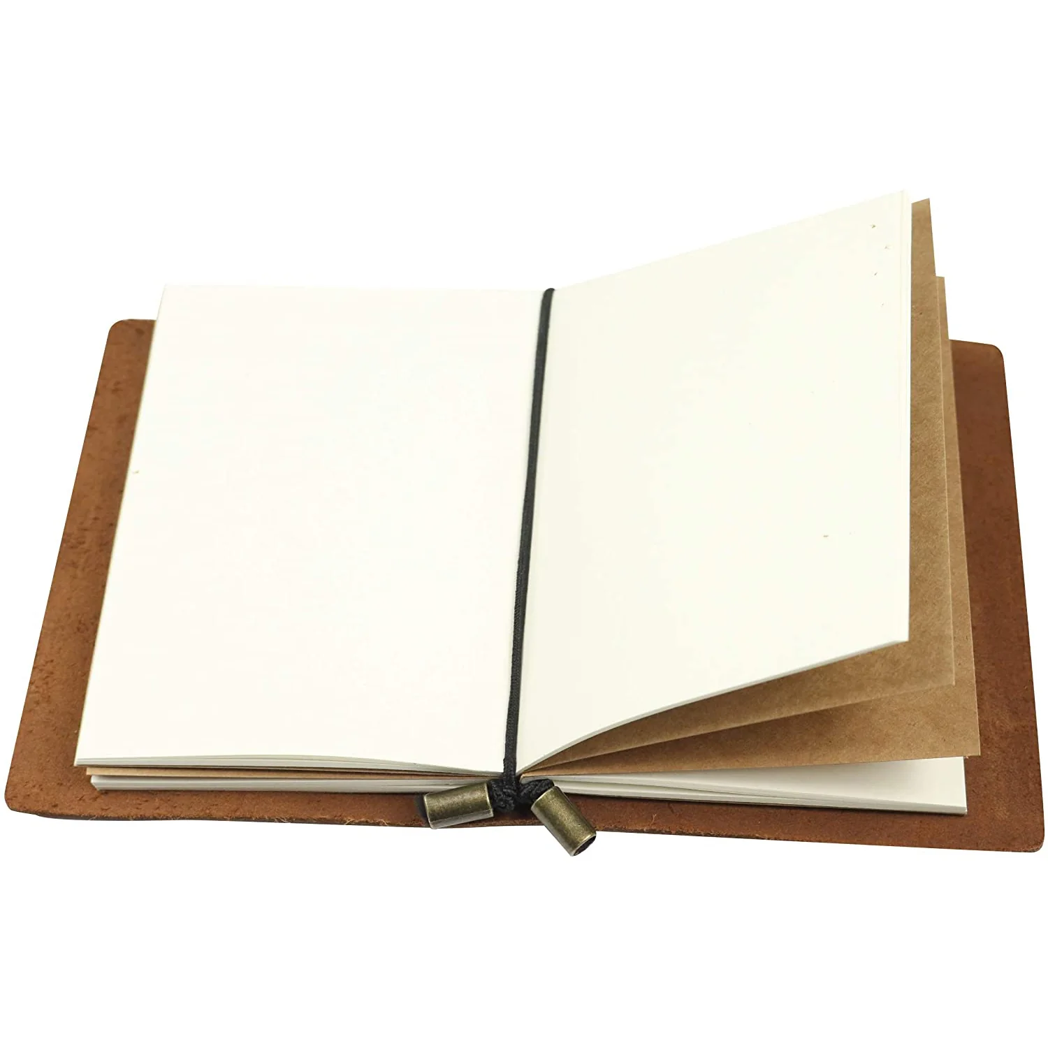 A6 Refillable Travelers Notebook with Blank Inserts — 4.5" x 6" / 11.5 cm x 15.5 cm - Image 4