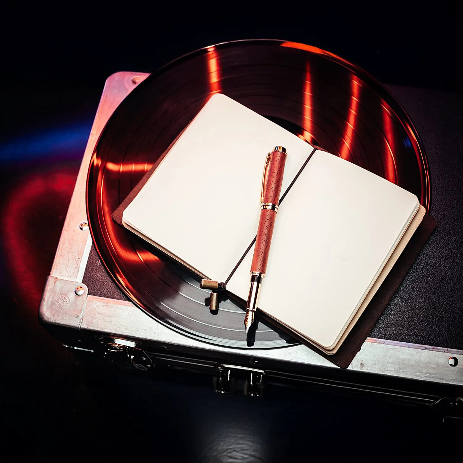 A6 Refillable Travelers Notebook with Blank Inserts — 4.5" x 6" / 11.5 cm x 15.5 cm - Image 5