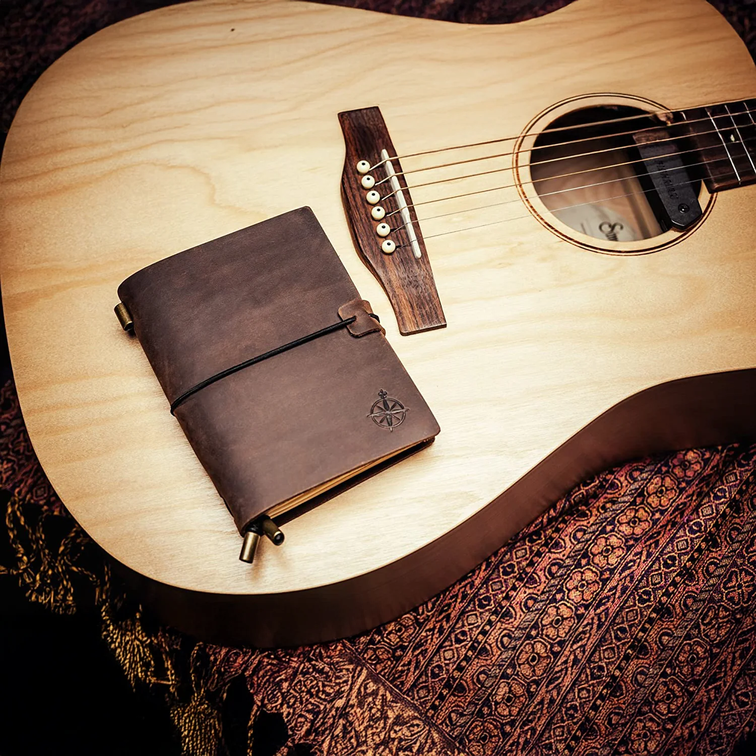 A6 Refillable Travelers Notebook with Blank Inserts — 4.5" x 6" / 11.5 cm x 15.5 cm - Image 6