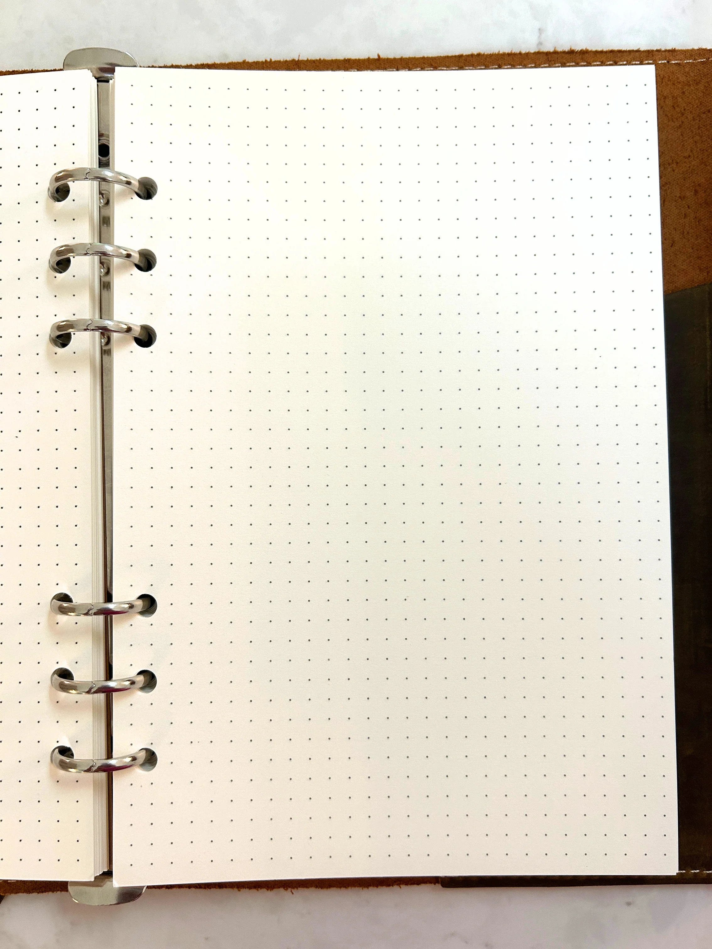 A5 6-Ring Binder Refills - Unlined, Lined, or Dotted, 100 Sheets or Double Pack - Image 10