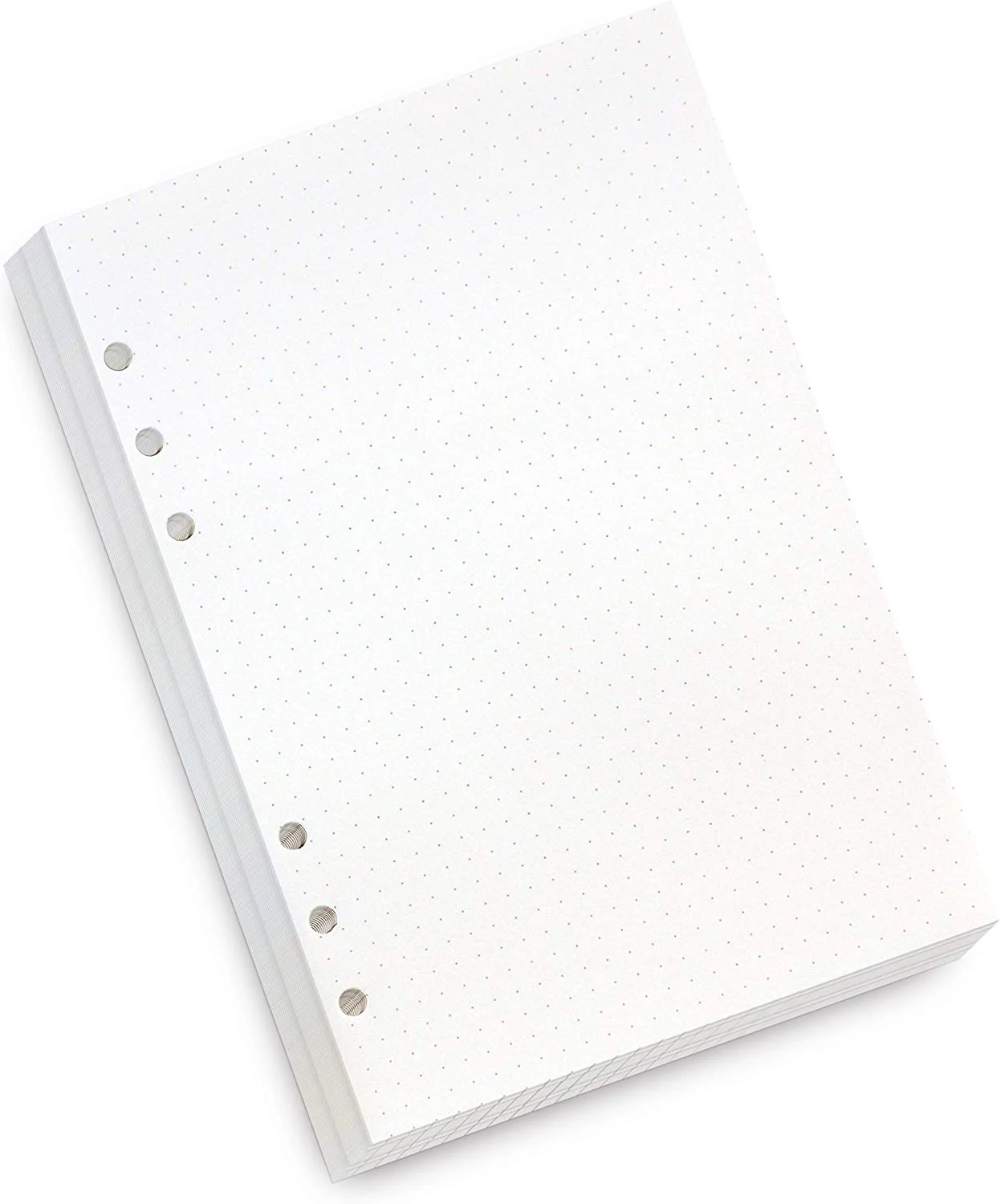 A5 6-Ring Binder Refills - Unlined, Lined, or Dotted, 100 Sheets or Double Pack - Image 3