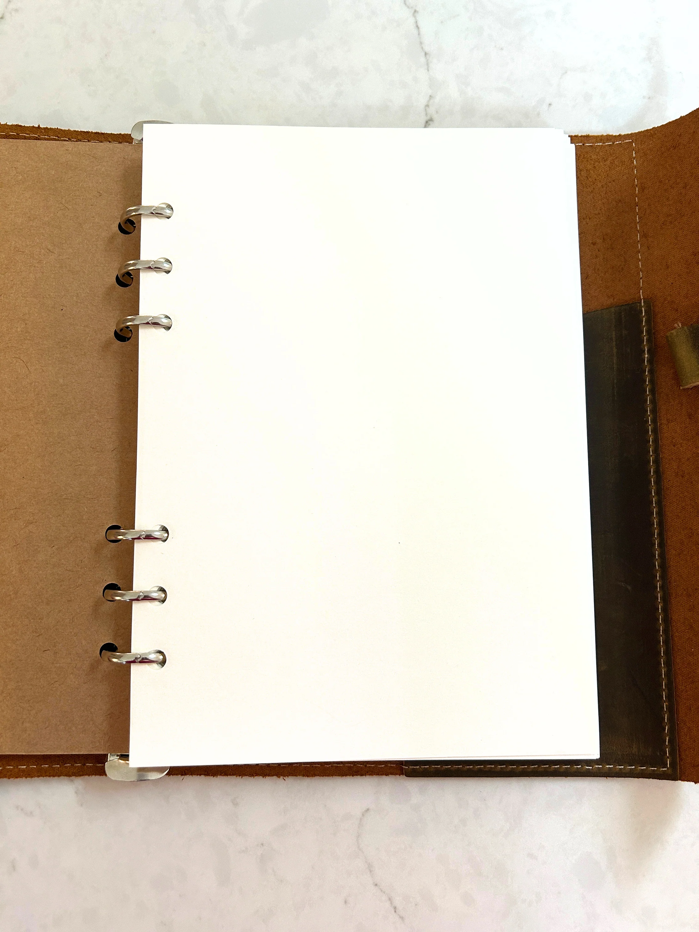 A5 6-Ring Binder Refills - Unlined, Lined, or Dotted, 100 Sheets or Double Pack - Image 7