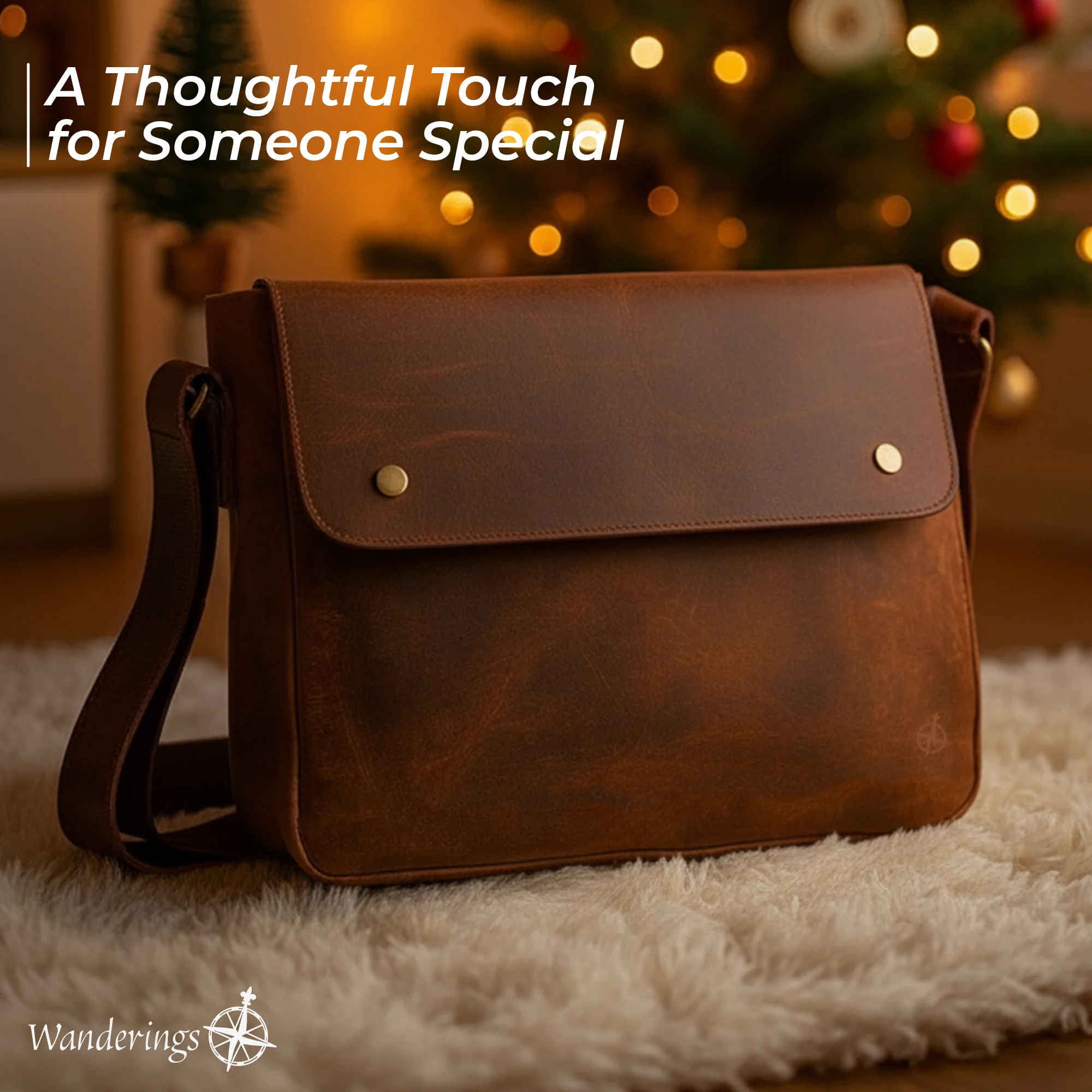 Genuine Full Grain Leather Folder with Removable Strap - Fits 15" 14" 13" Tablets and Laptops - Image 11