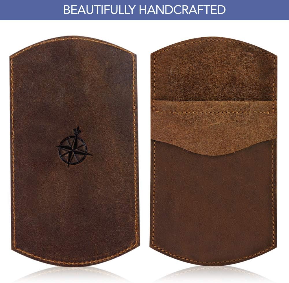 Genuine Leather Pocket Protector - 3.5" x 6.25" - Image 5