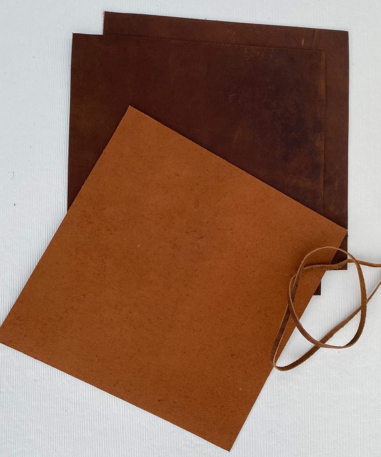 Genuine Leather Sheets and Cord for Leather Crafts - Image 4