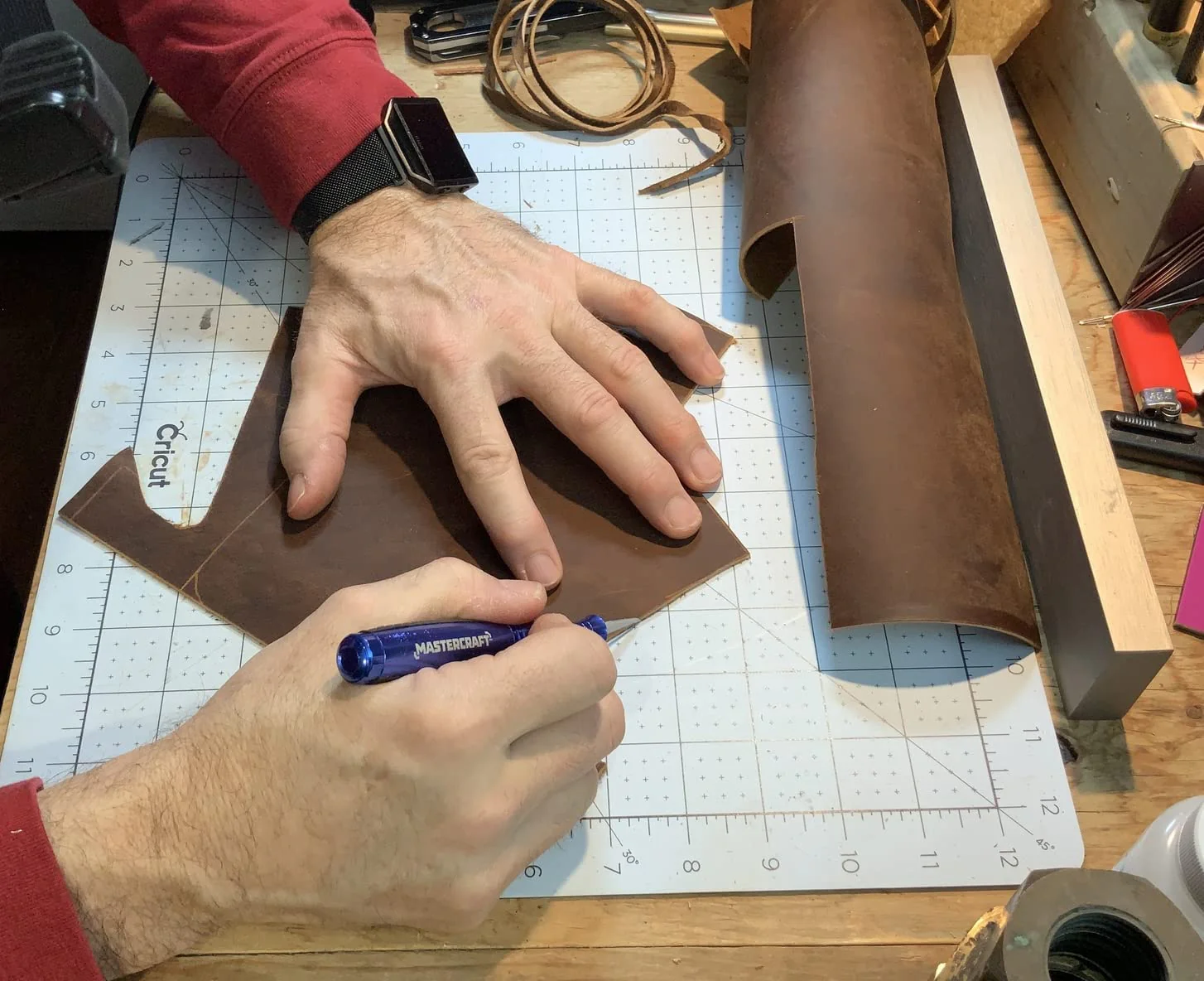 Genuine Leather Sheets and Cord for Leather Crafts - Image 7