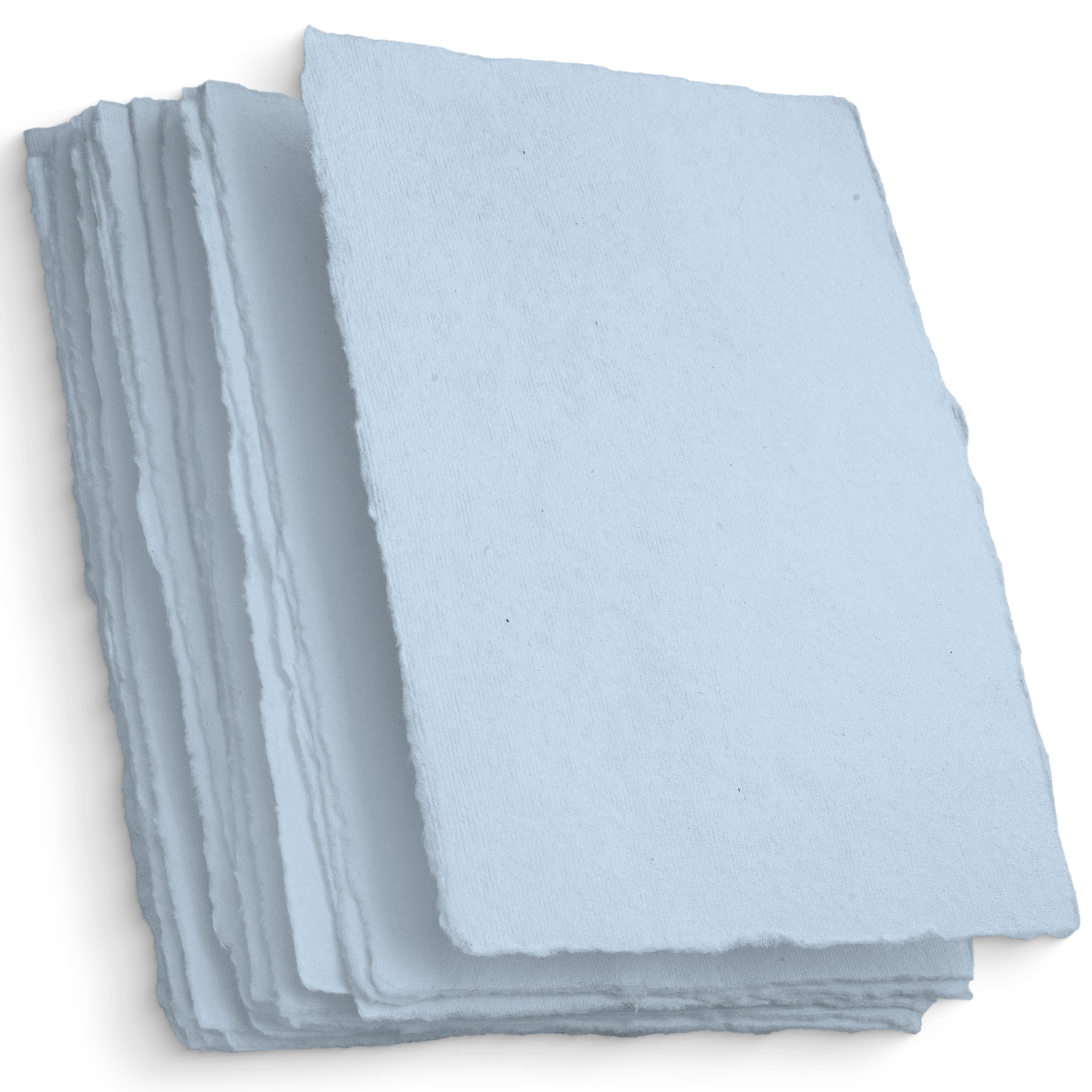 Handmade Color Deckle Edge Paper - 150 GSM  - 50 Sheets - 3 Sizes - Image 10