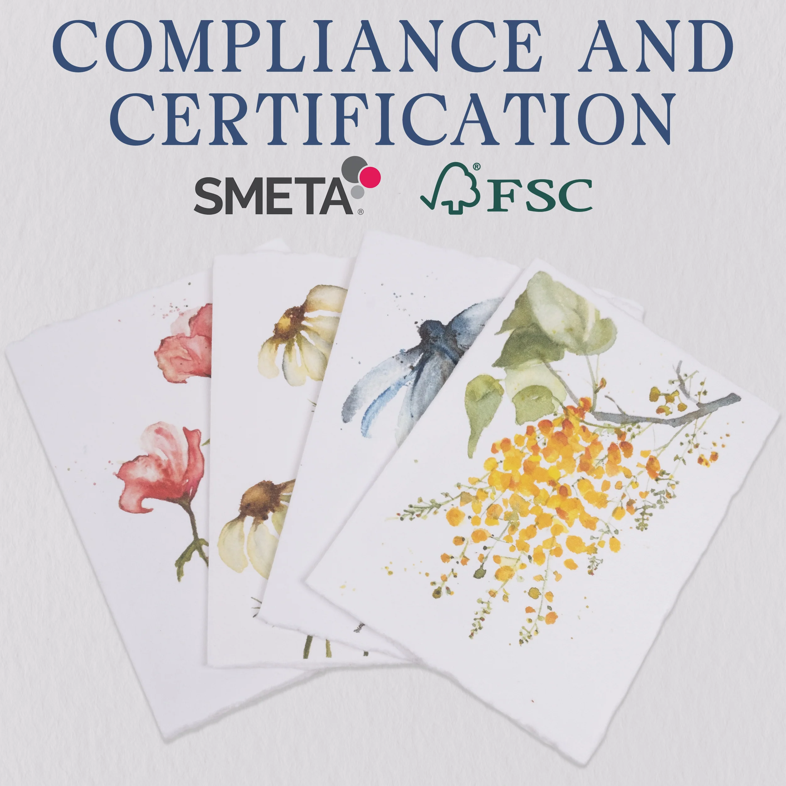 Handmade Blank Deckle Edge Greeting Cards & Envelopes  - 300gsm – 20 Cards with Envelopes - 5x7 - Image 13