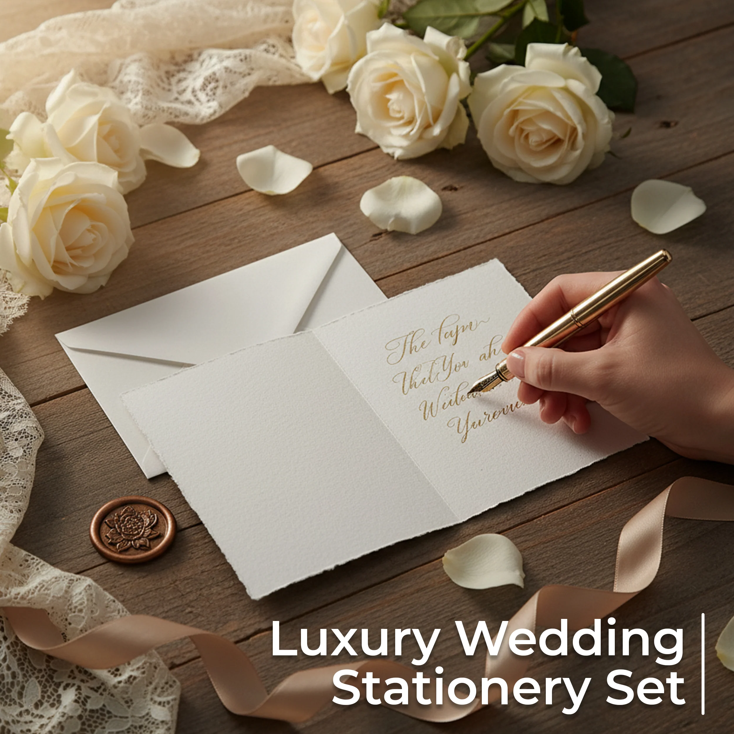 Handmade Blank Deckle Edge Greeting Cards & Envelopes  - 300gsm – 20 Cards with Envelopes - 5x7 - Image 8