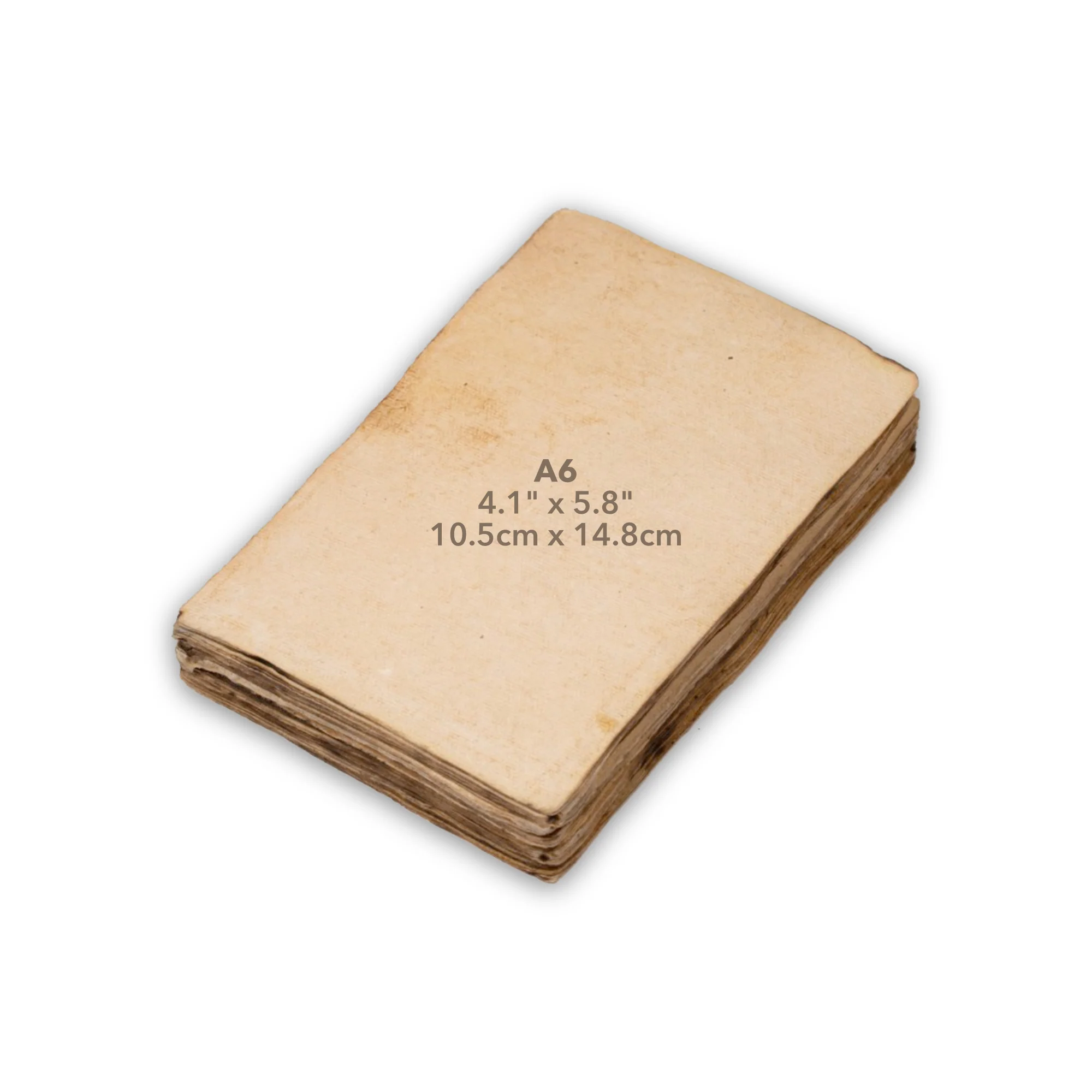 Handmade Vintage Burned Edge Paper - 150 GSM - 3 Sizes - 50 Pack - Image 7