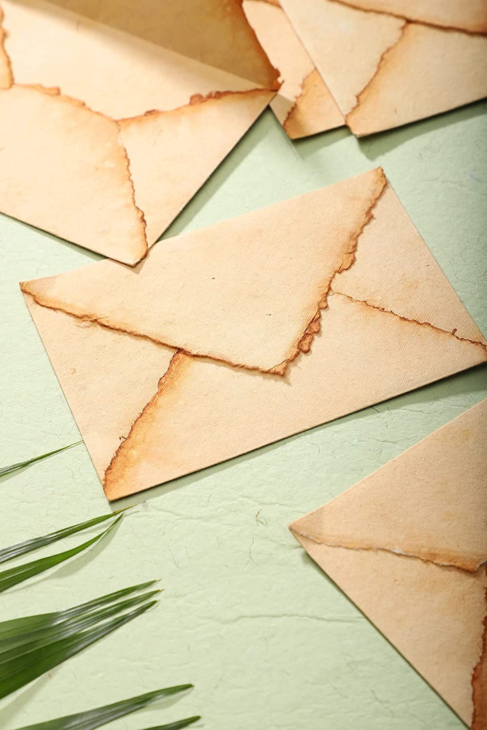Handmade Vintage Deckle Edge Envelopes - 150 GSM - 3 Sizes - 25 Pack - Image 3