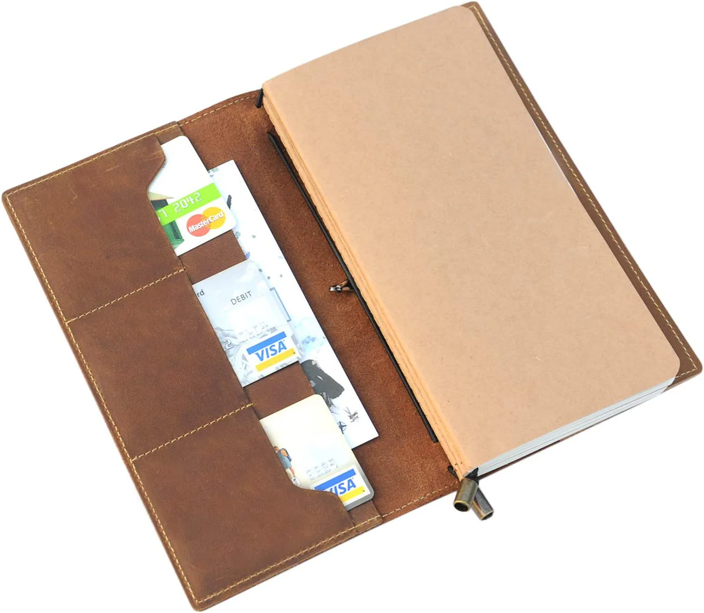 Regular Standard Size Travelers Notebook with Pockets 4.75" x 8.5" / 12cm x 22cm - Image 7