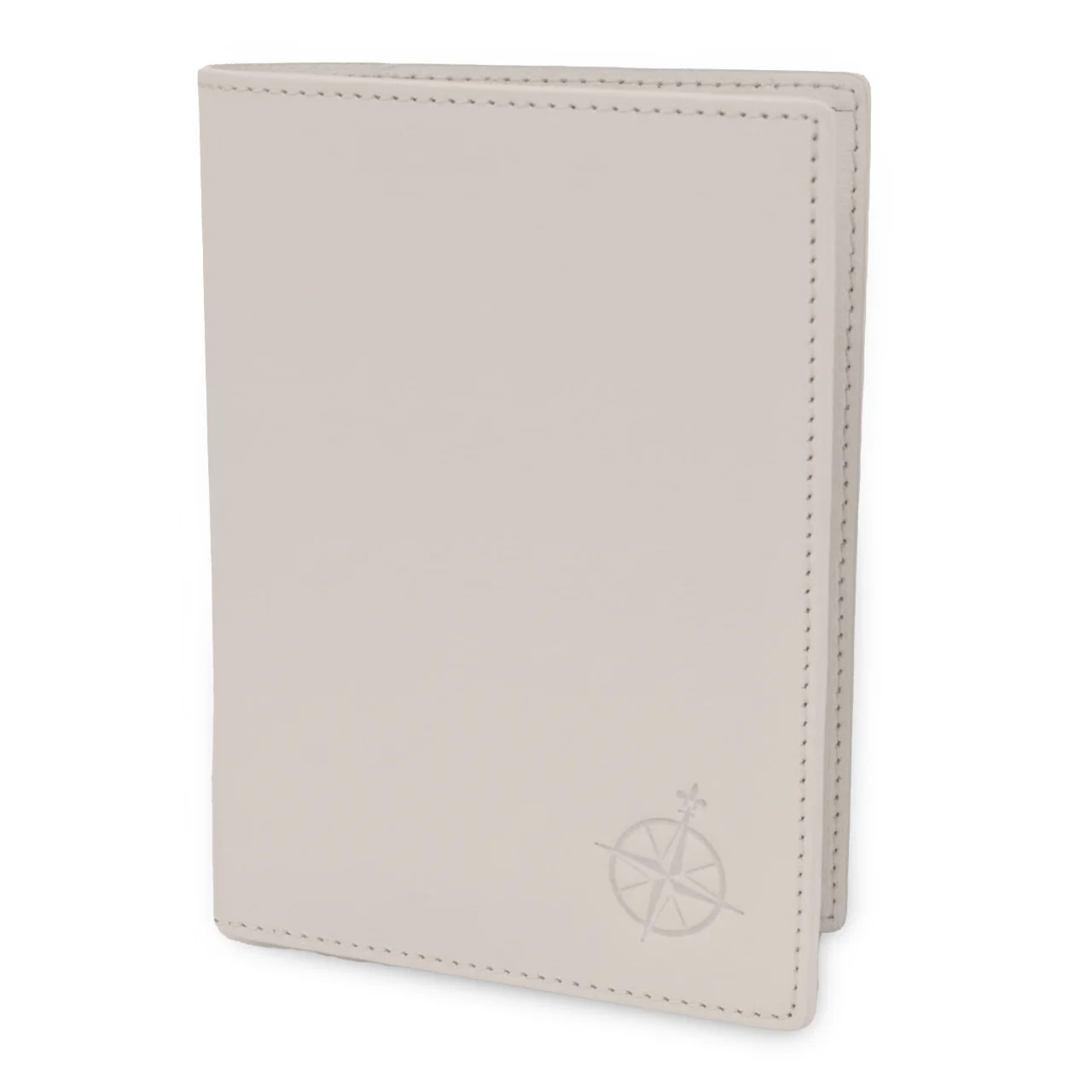 Leather Passport Travel Wallet - Oat Color - RFID Blocking - 4 x 5.5 inches - Image 3