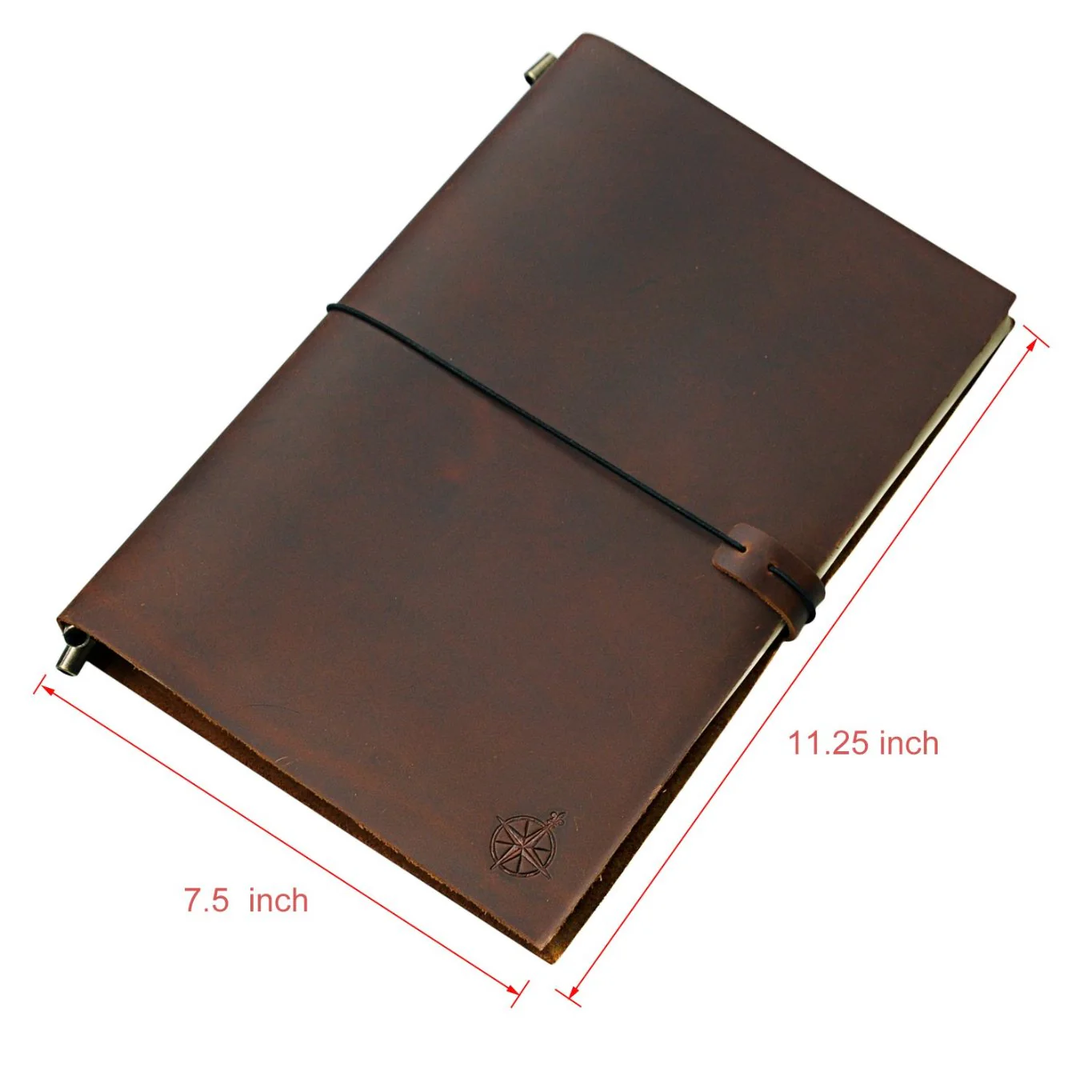 Large Leather Journal — 7.5" x 11" / 19cm x 28cm - Image 3