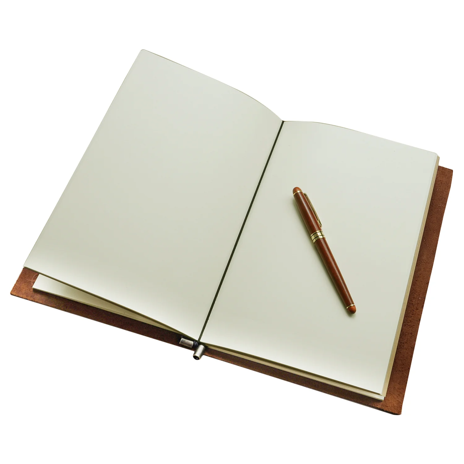 Large Leather Journal — 7.5" x 11" / 19cm x 28cm - Image 4