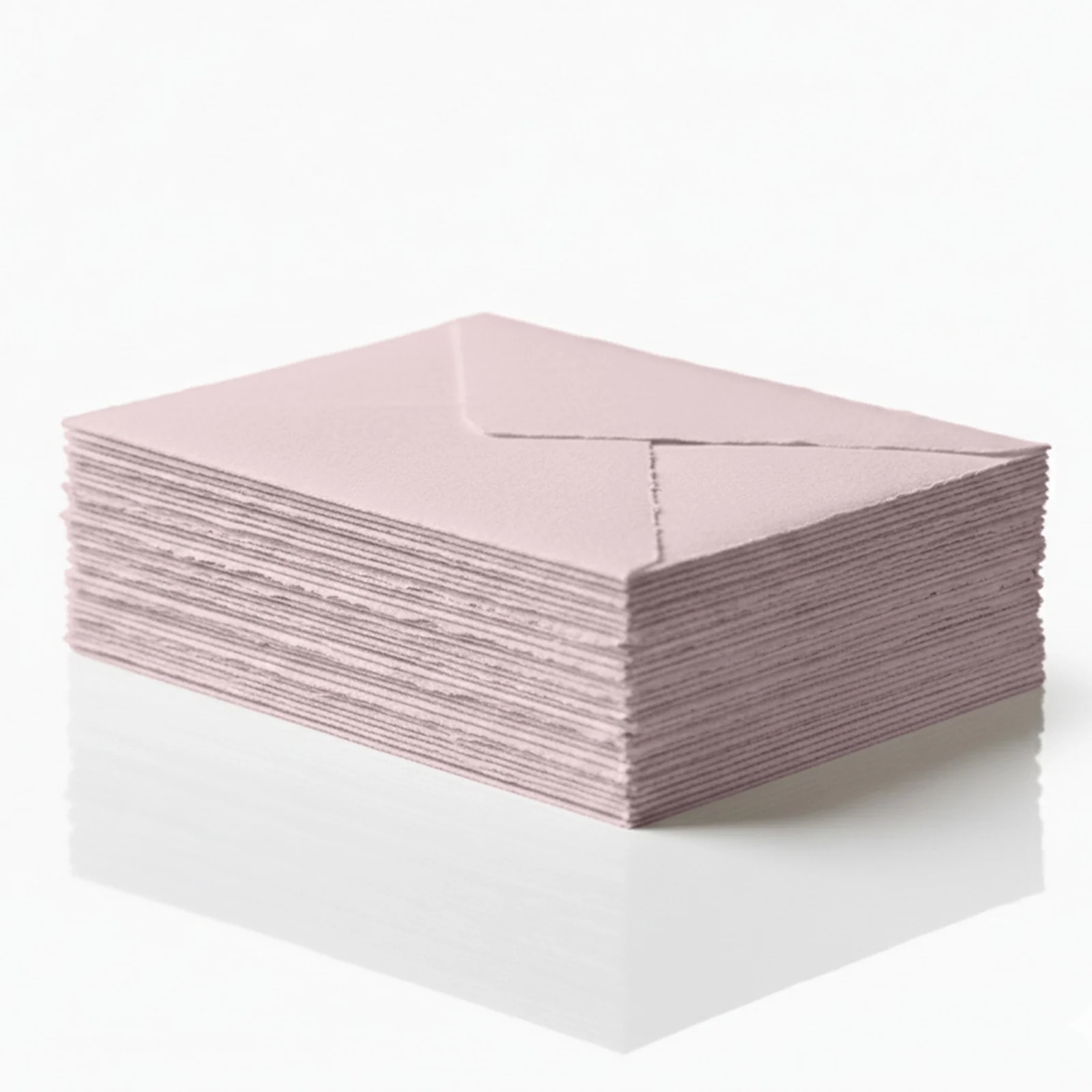 Pink Deckle Edge Envelopes - 150 GSM - 3 Sizes - 25 Pack - Image 3