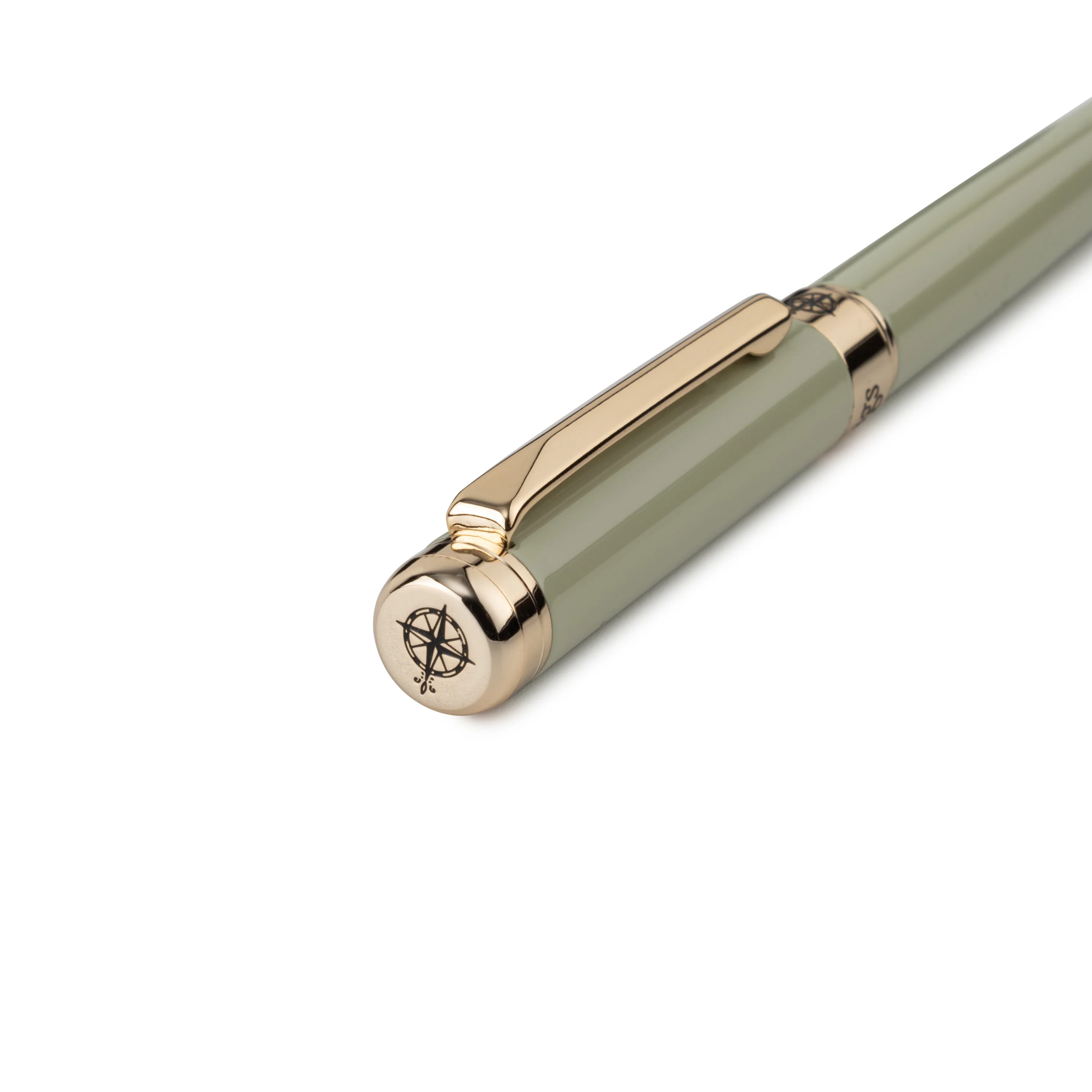 Premium Ballpoint Pen with German Ink and extra Schmidt Refill – Sage Green - Image 4