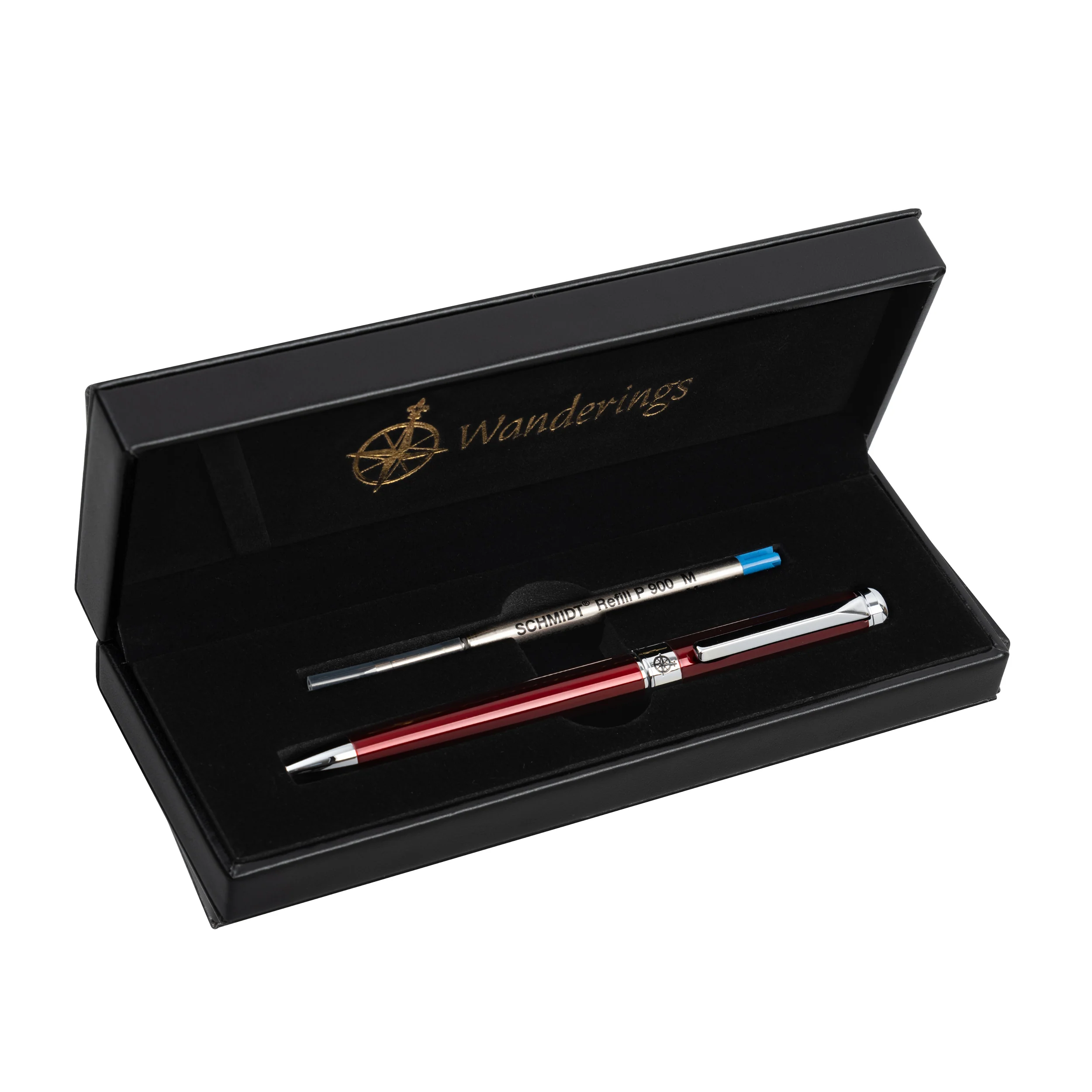 Premium Ballpoint Pen with German Ink and extra Schmidt Refill – Wildfire Red - Image 3