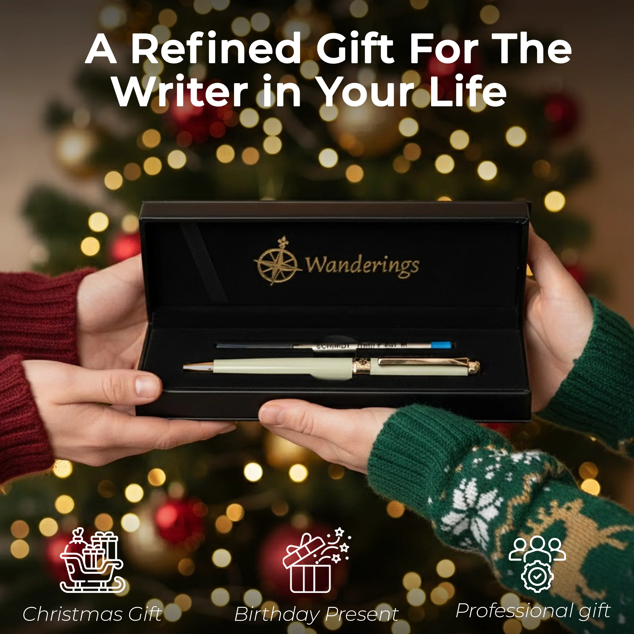 Premium Rollerball Pens with German Ink and extra Schmidt Refill in a Giftable Presentation Case - Image 5