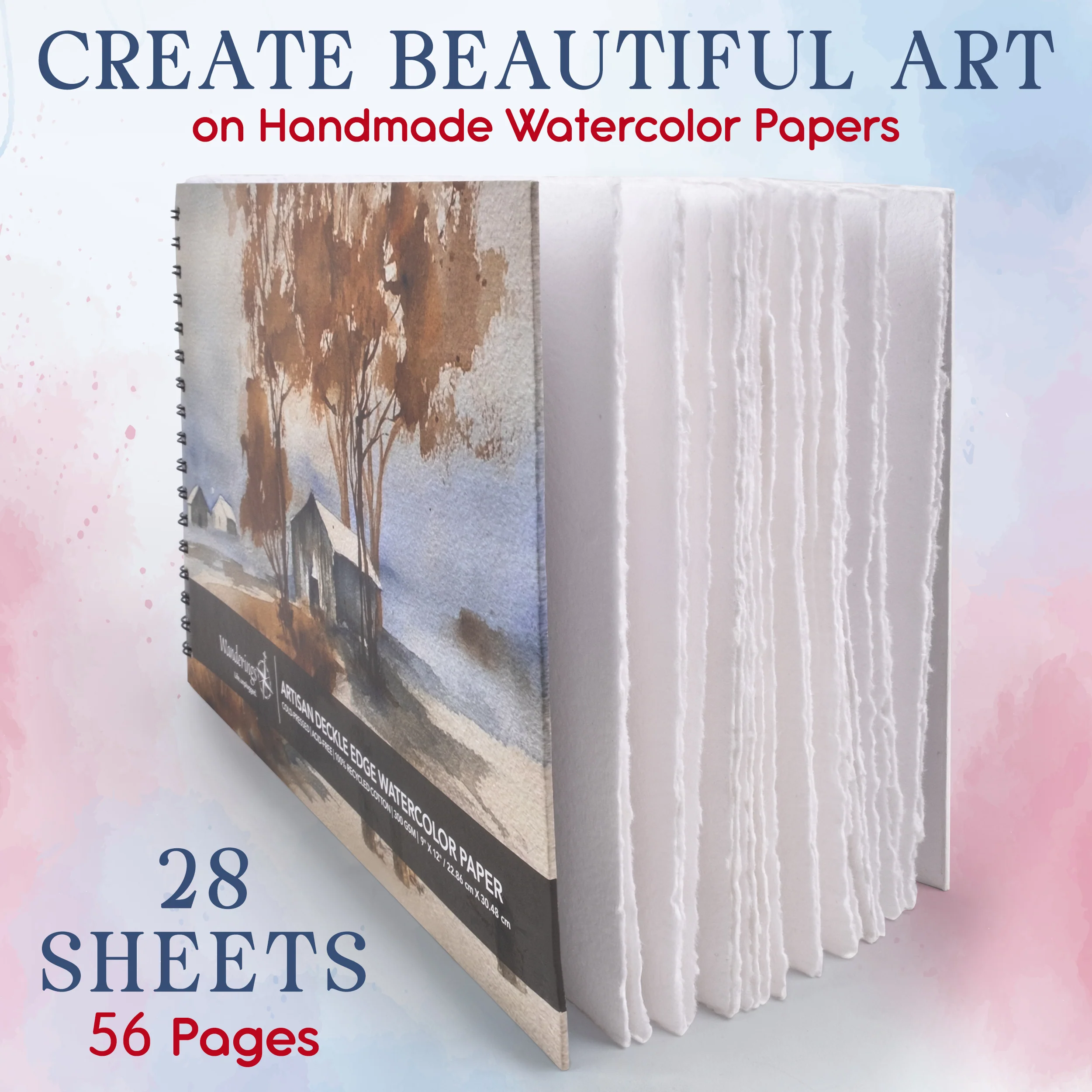 Tear Out Watercolor Journals - 2 Sizes - Image 12