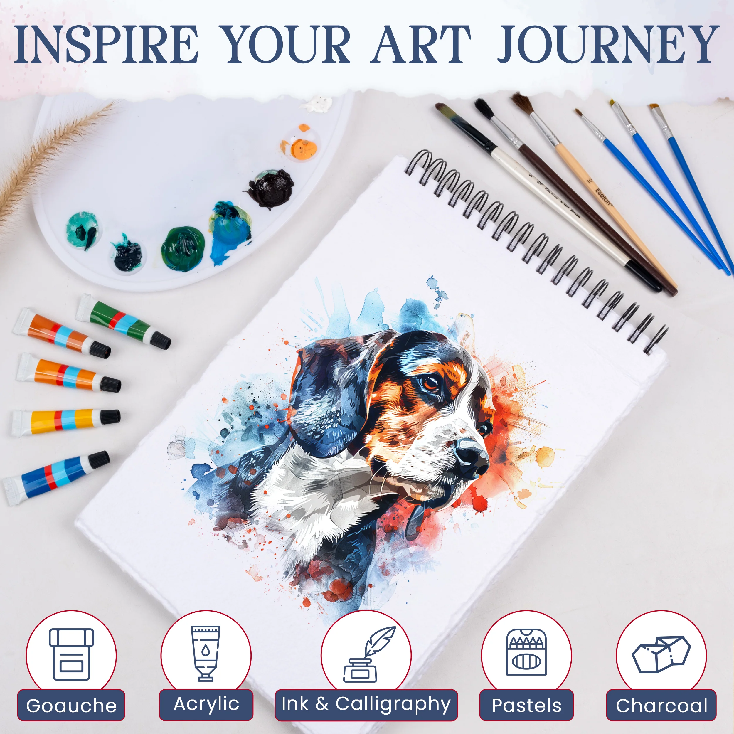 Tear Out Watercolor Journals - 2 Sizes - Image 16