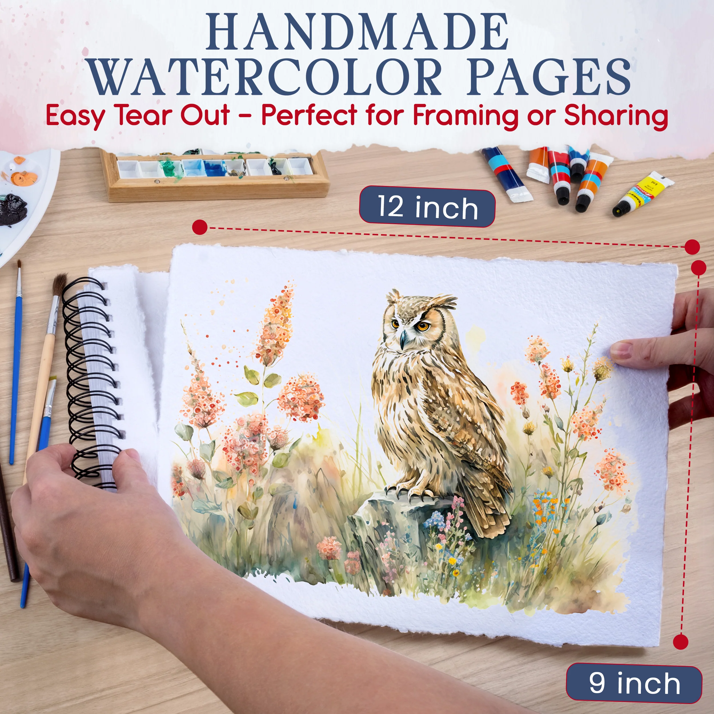 Tear Out Watercolor Journals - 2 Sizes - Image 18