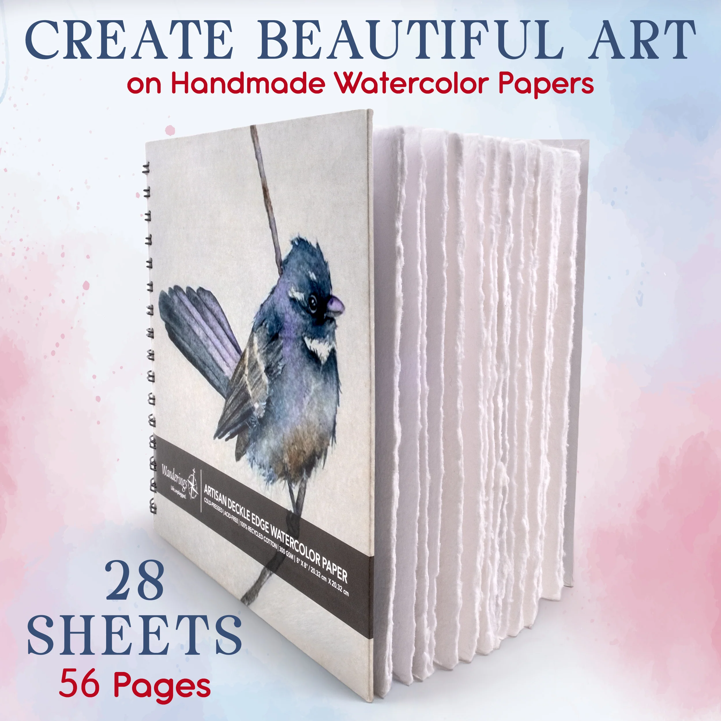 Tear Out Watercolor Journals - 2 Sizes - Image 3