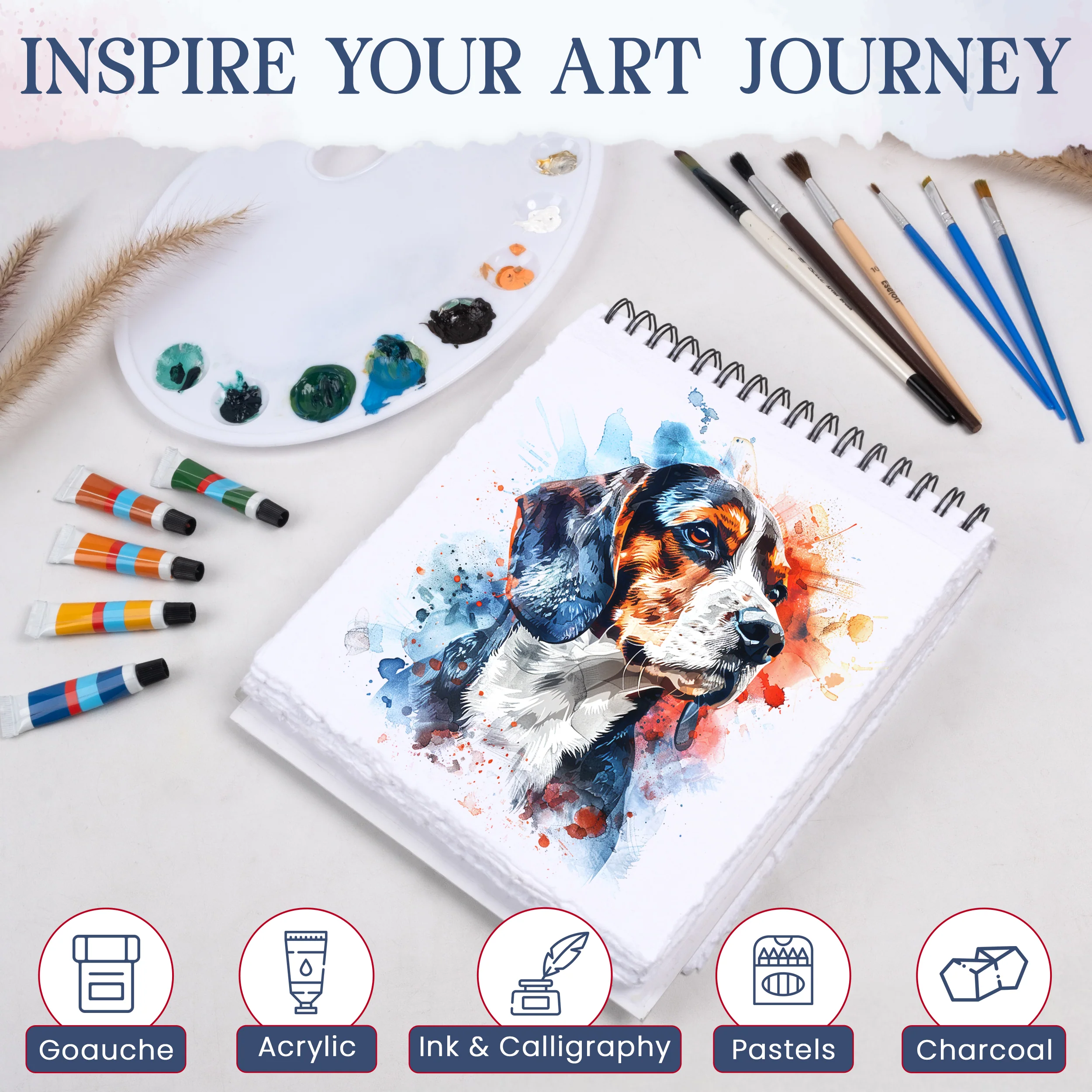 Tear Out Watercolor Journals - 2 Sizes - Image 9