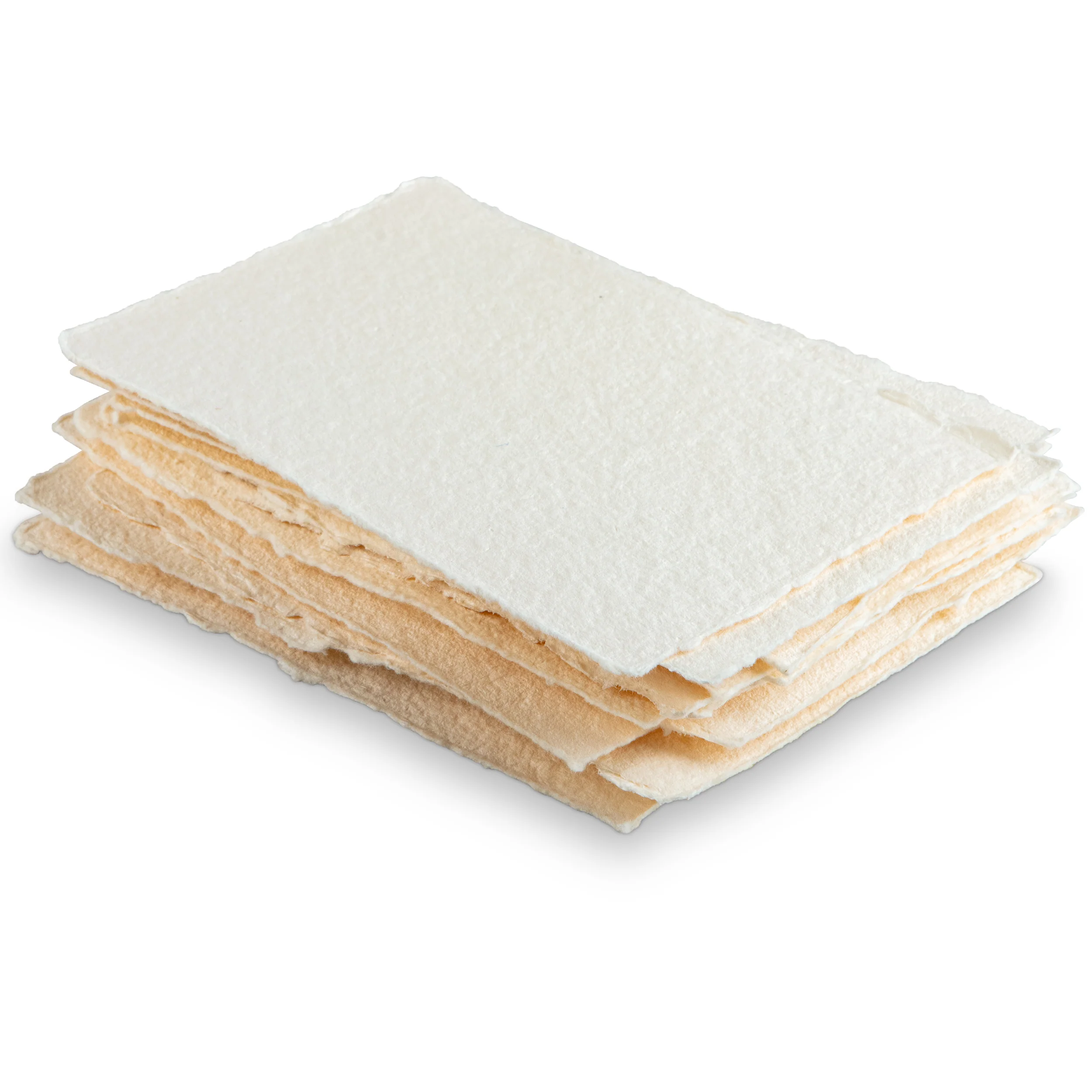 Ultra Thick Handmade White or Ivory Watercolor Deckle Edge Paper - 500 GSM - 15 Sheet Pack - Image 7