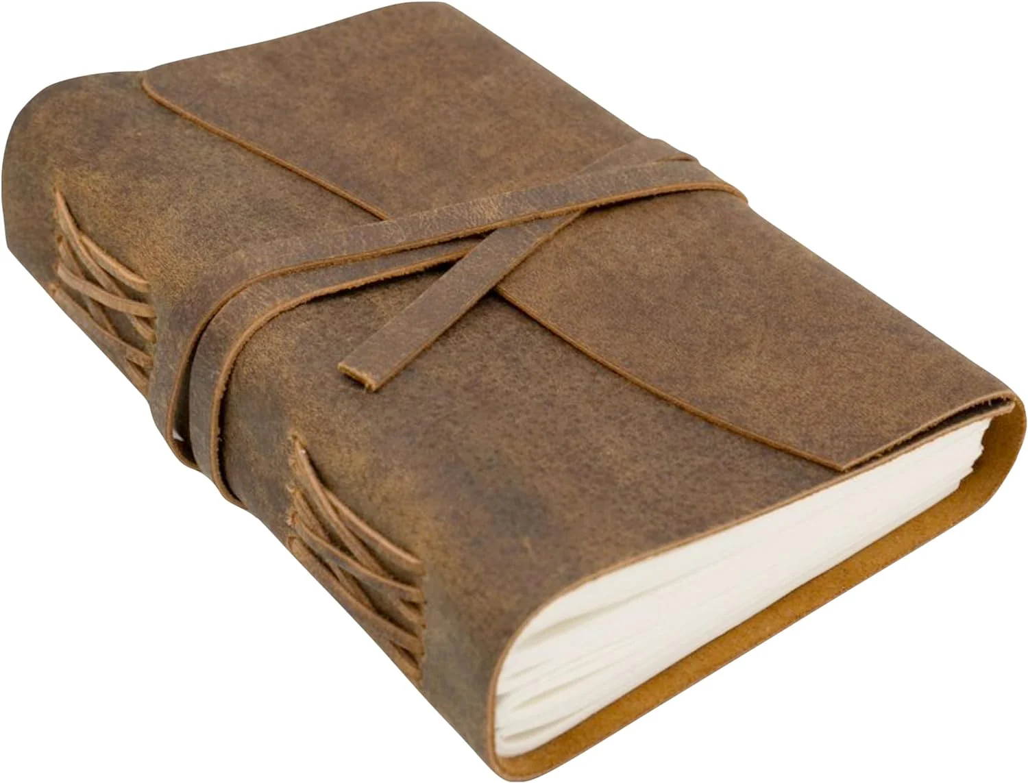 Leather Bound Vintage Journal - Unlined or Lined - 3 Sizes - Image 8