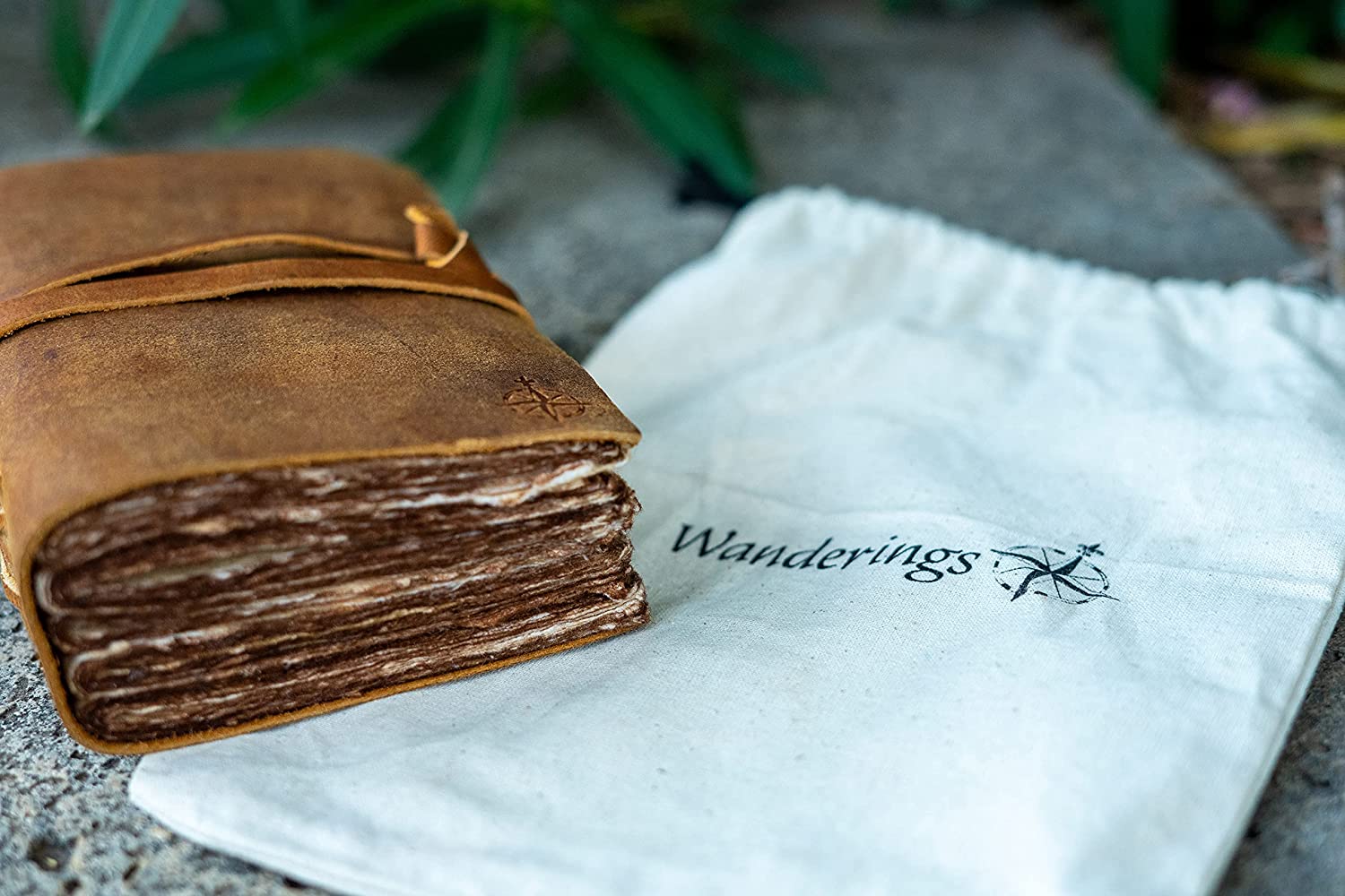 Classic Retro Vintage Leather Journal with Antique Deckle Edge Paper - 3 Sizes - Image 6