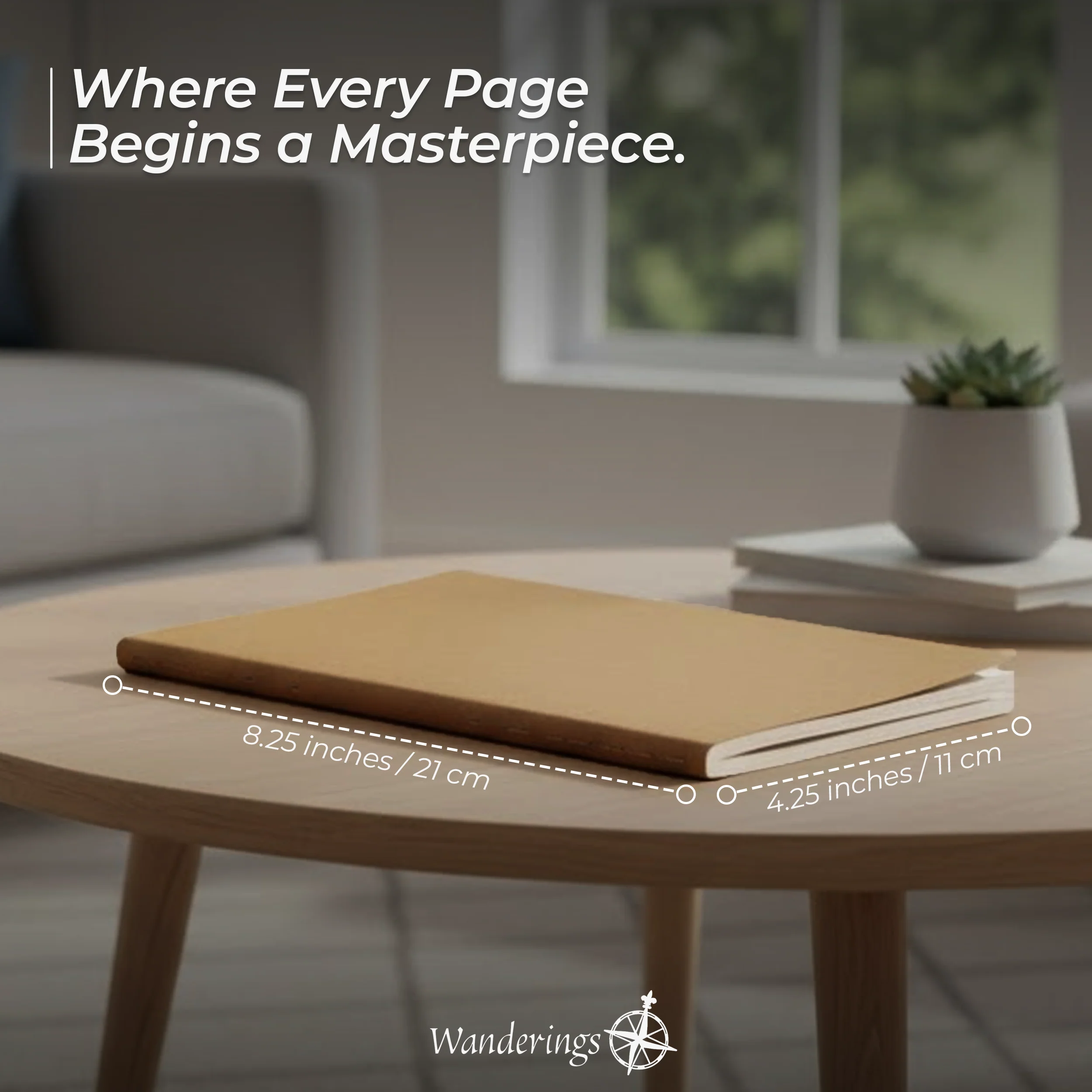 300 GSM Watercolor Paper Inserts with Deckle Edge for Travelers Notebooks - 3 Sizes - Image 6